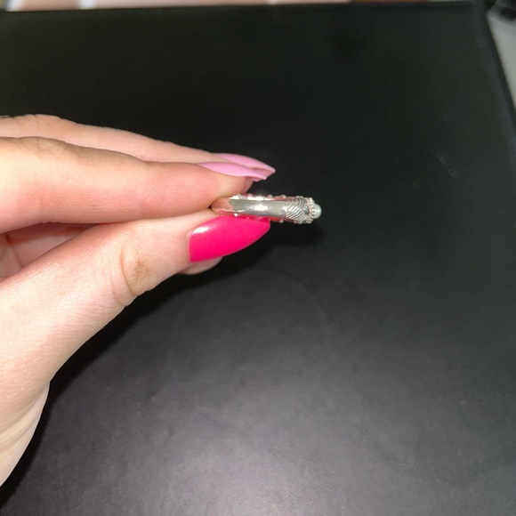 💍Vintage Sterling Silver, Pearl Ring - Picture 2 of 3
